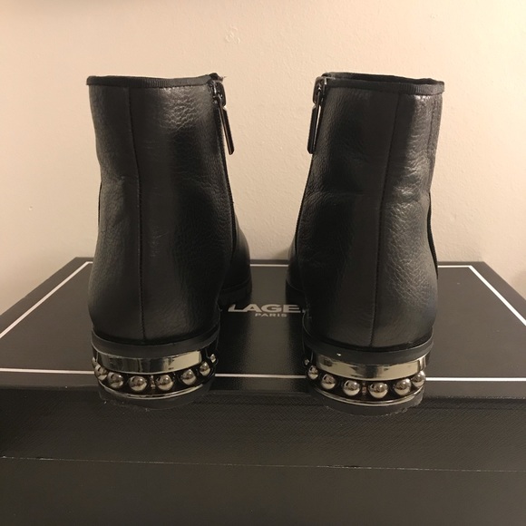 NWOT Leather ankle boots - Picture 5 of 9